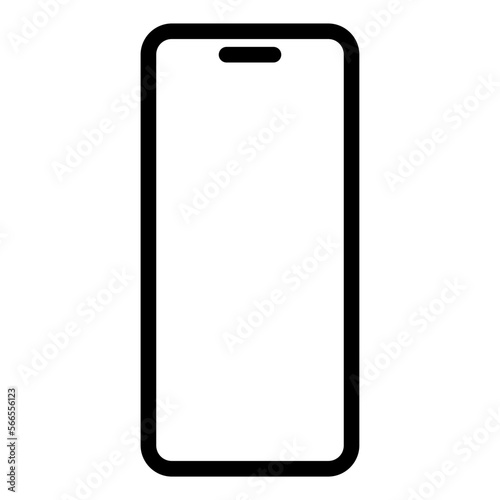iphone 14 pro max icon high quality black perfect vector style vector