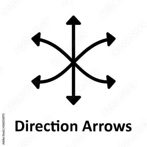 Direction arrows, directional Vector Icon