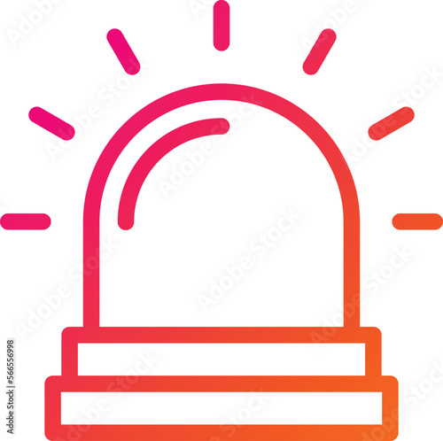 Fire alarm Vector Icon Design Illustration