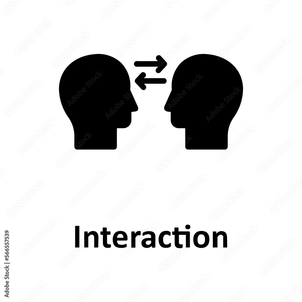 Communication, interaction Vector Icon

