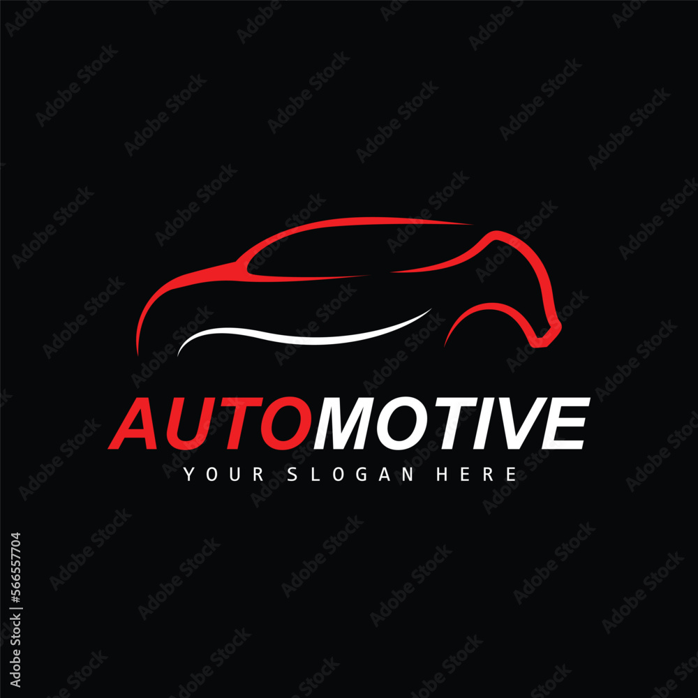 Obraz premium Car Logo, Automotive Repair Vector, Repair Garage Brand Design, Car Care, Automotive Spare Parts