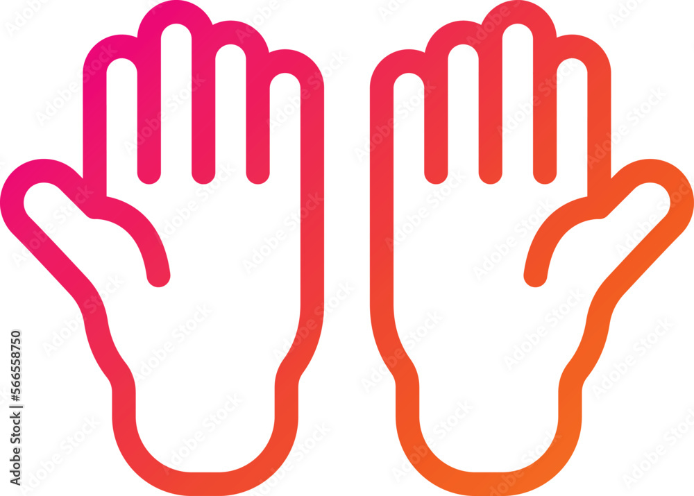 Obraz premium Gloves Vector Icon Design Illustration