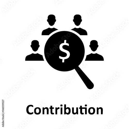 Benefaction, contribution Vector Icon