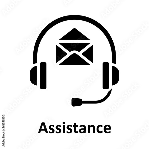 Assistance, consultant Vector Icon

