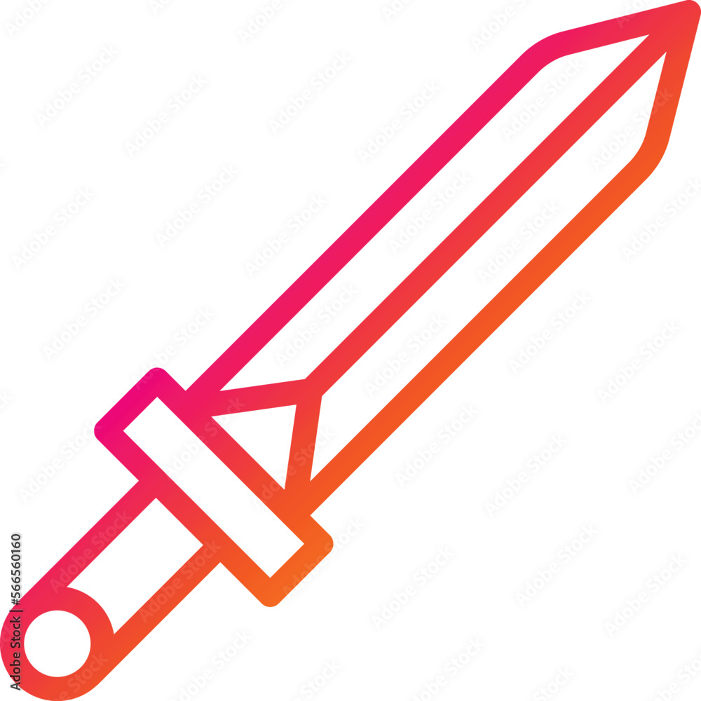 Sword Vector Icon Design Illustration Sword Vector Icon Design Illustration