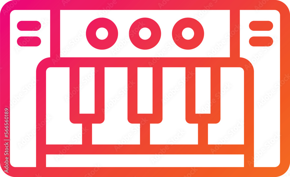 Piano Vector Icon Design Illustration Piano Vector Icon Design Illustration