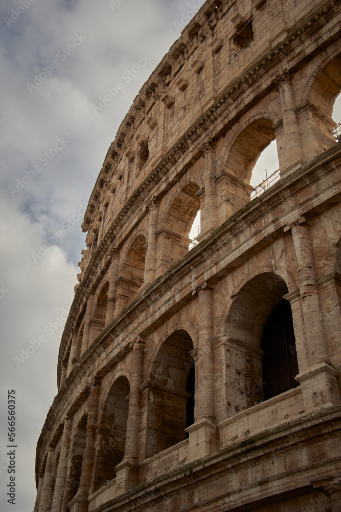 Colosseum against the sky