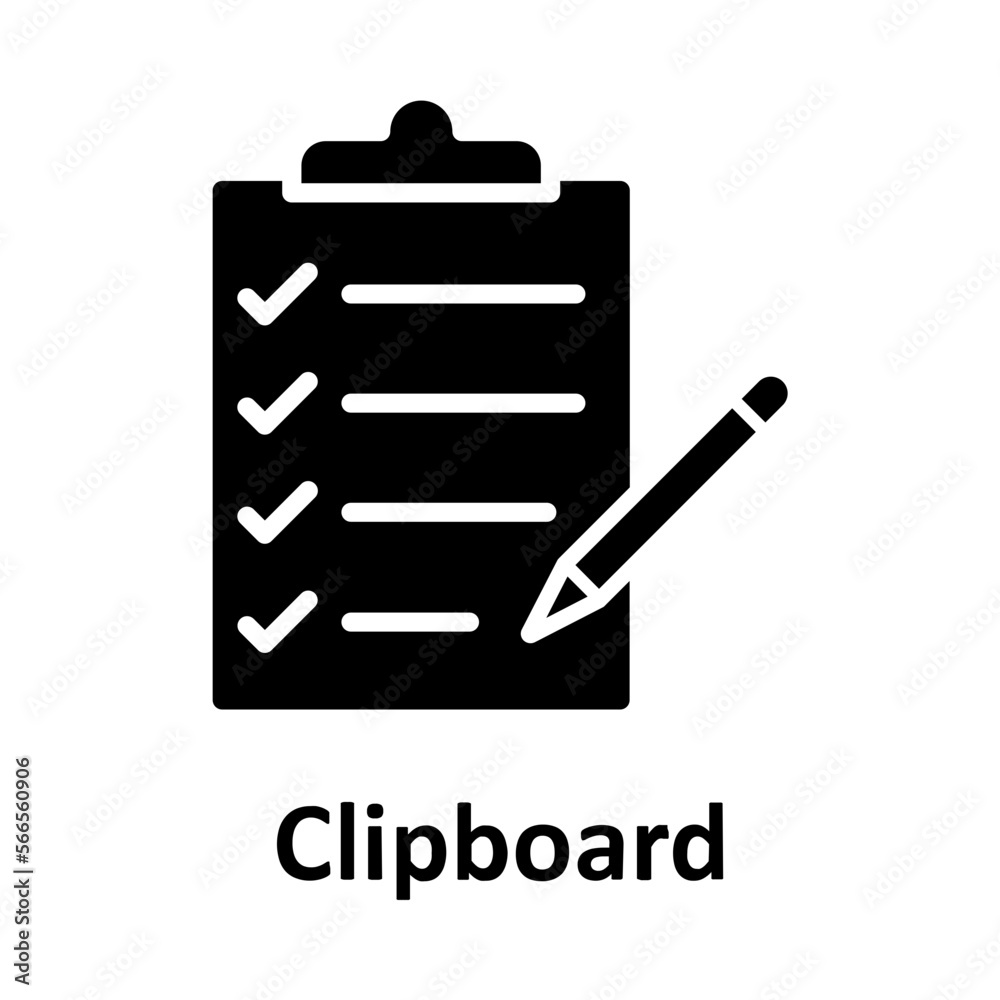 Clipboard, document Vector Icon
Clipboard, document Vector Icon