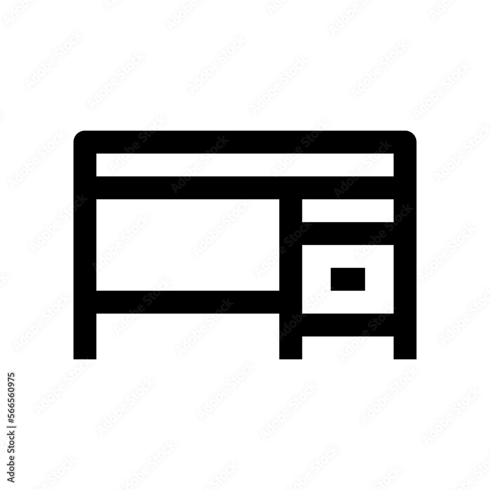 desk icon for your website, mobile, presentation, and logo design. desk icon for your website, mobile, presentation, and logo design.