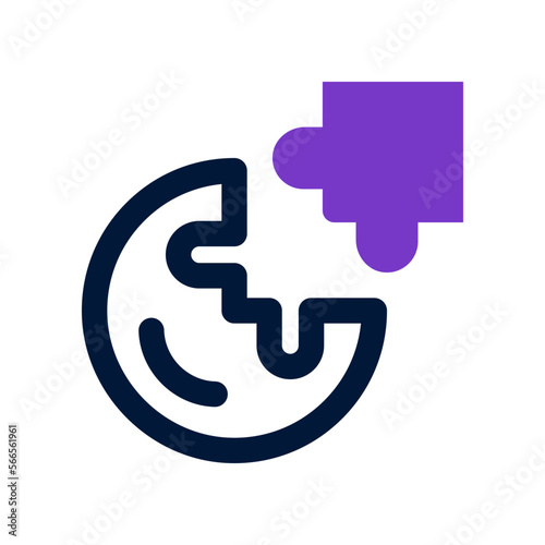 puzzle icon for your website, mobile, presentation, and logo design.