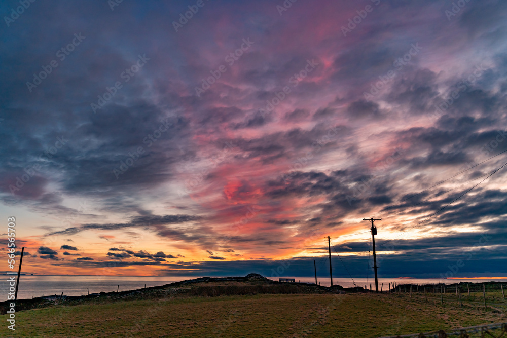 sunset at south stack lighthouse isle of Anglesey sunset at south stack lighthouse isle of Anglesey