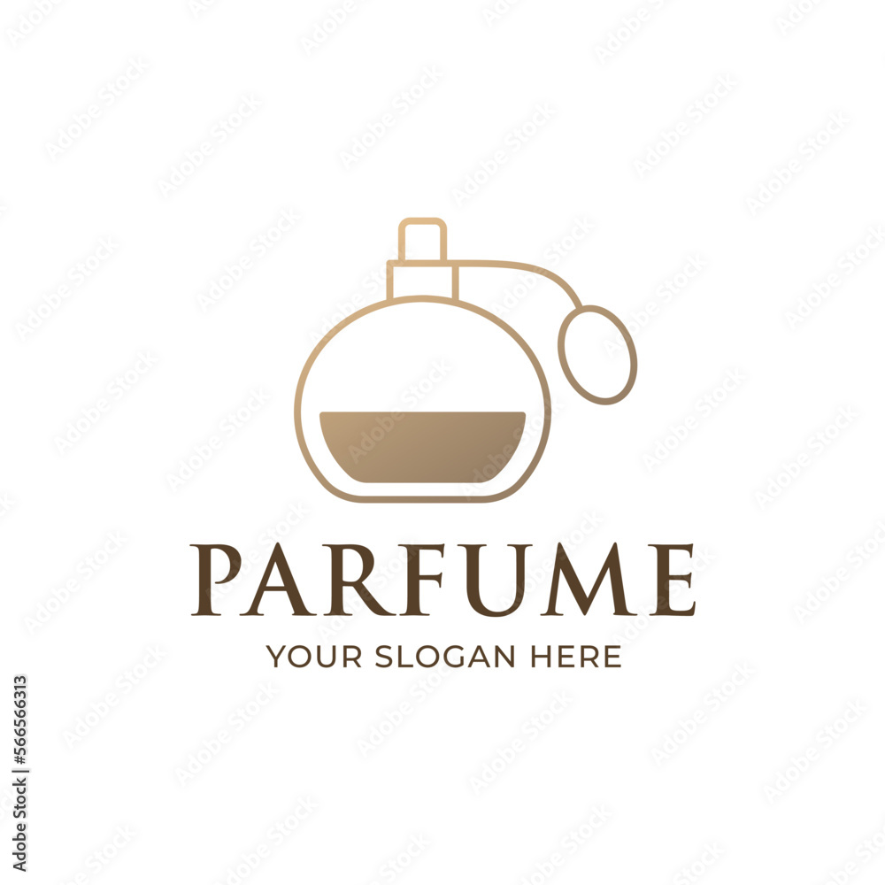 Fragrance or Perfume Logo Design. Luxury, Elegant, and Premium Logo