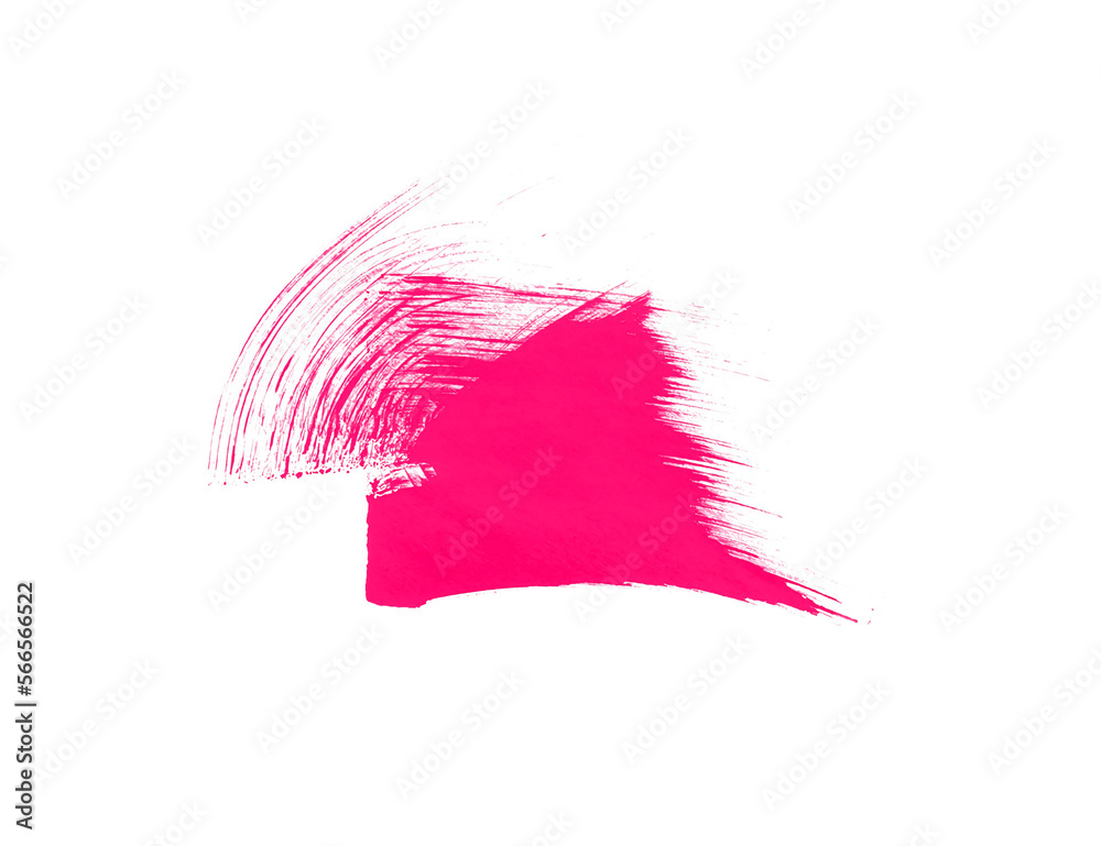 Pink paint brush for art concept isolated on white backdrop. Watercolor brushes background Pink paint brush for art concept isolated on white backdrop. Watercolor brushes background