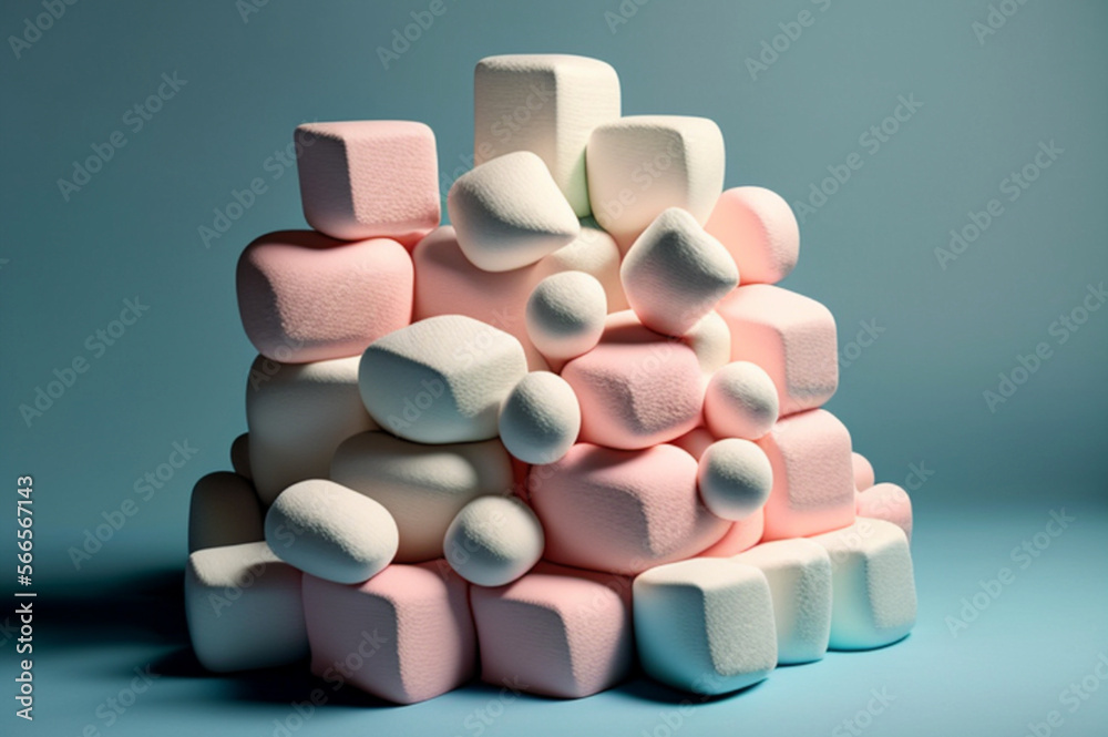 Something like marshmallows.