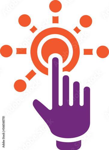 Interactivity Vector Icon Design Illustration