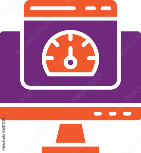 Speed test Vector Icon Design Illustration