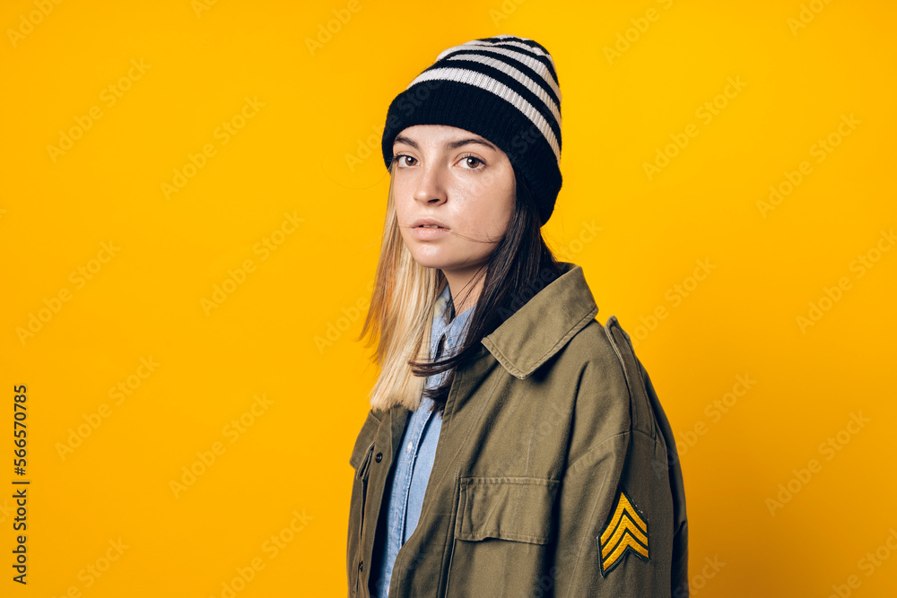 Girl Wearing Hat Portrait Girl Wearing Hat Portrait