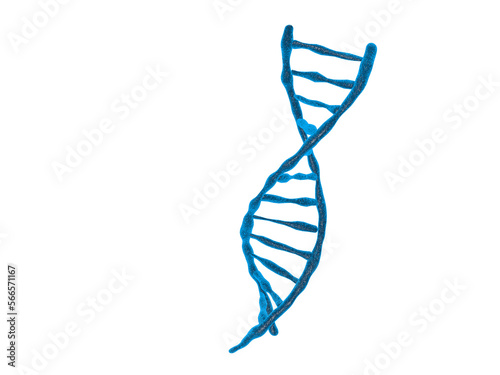 DNA structure isolated background 3d illustration	
