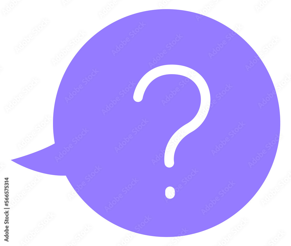 Question mark chat message. Dialog bubble symbol Question mark chat message. Dialog bubble symbol
