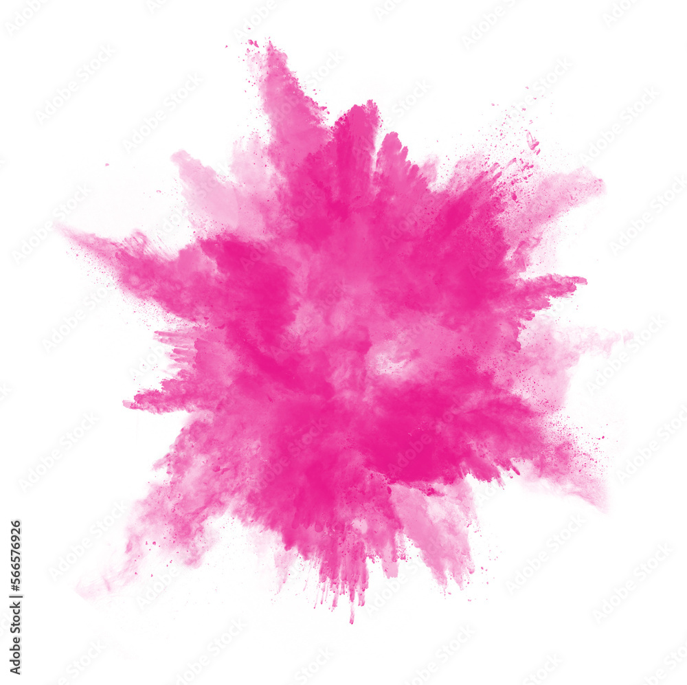 Abstract Color Paint Powder Explosion
