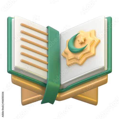 3d Ramadan quran tilawah icon photo