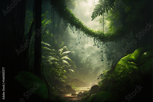 Deep tropical jungles wallpaper © DarkKnight