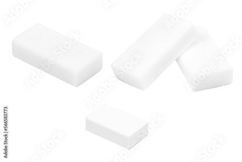Group of White Eraser