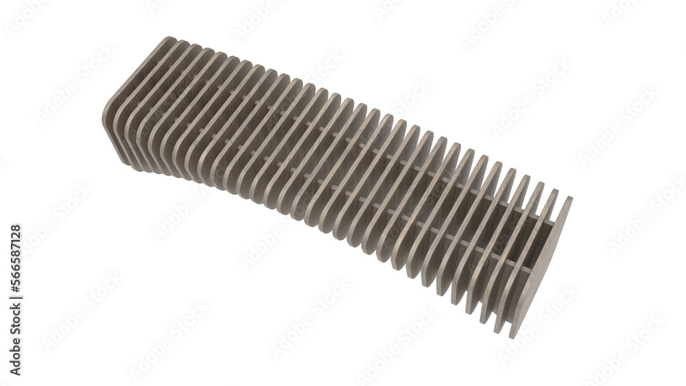 wood bench top view without shadow 3d render wood bench top view without shadow 3d render