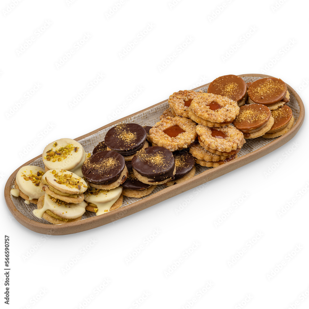 Different mini short cookies Different mini short cookies
