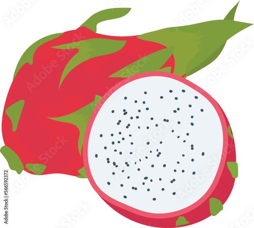 fruits dragon fruit and pitaya