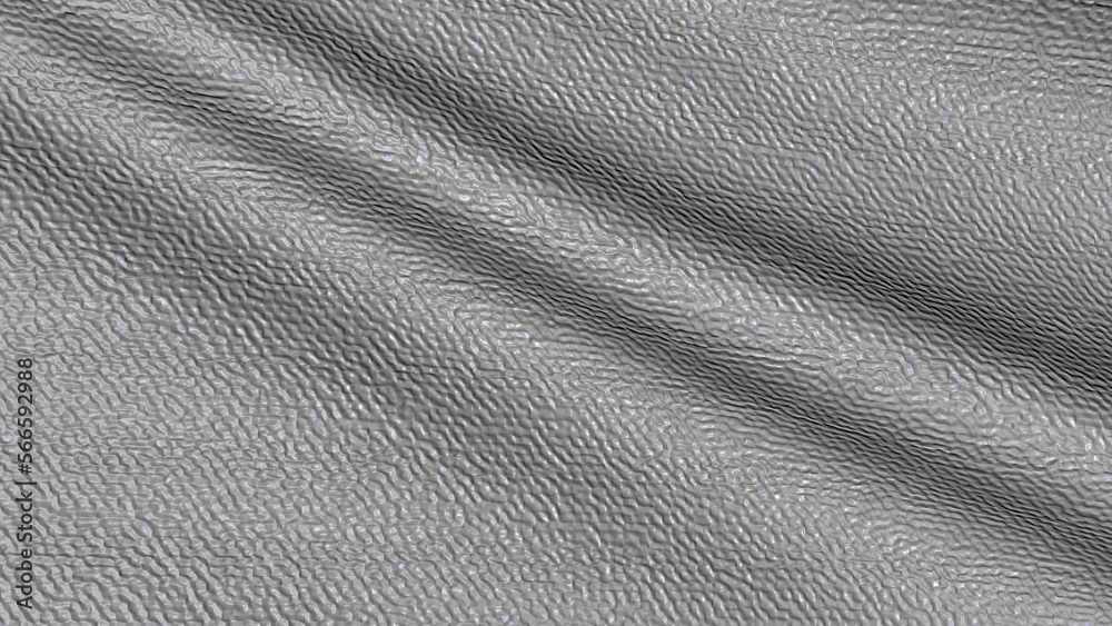 Background of gray rough texture. 3D canvas of wavy plastic material. Background of gray rough texture. 3D canvas of wavy plastic material.