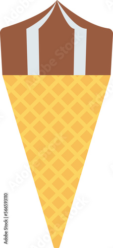 ice cream   cone and  frozen