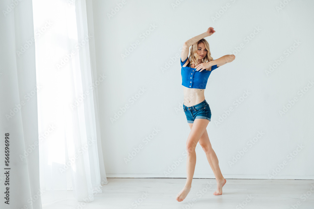 dancer dancing a modern bachata dance in a dance studio dance hall dancer dancing a modern bachata dance in a dance studio dance hall