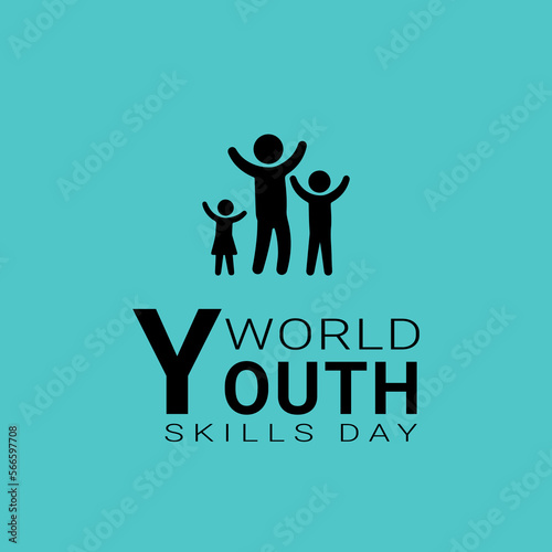 World Youth Skills Day (WYSD) is observed every year on July 15,importance of equipping young people with skills for employment.  Study simple icons set. vector illustration. holiday concept.
