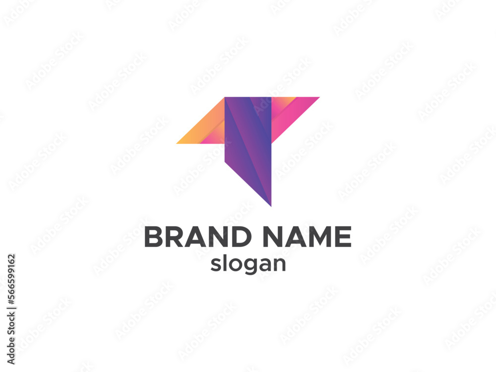 Modern T letter Symbol Company business logo design template