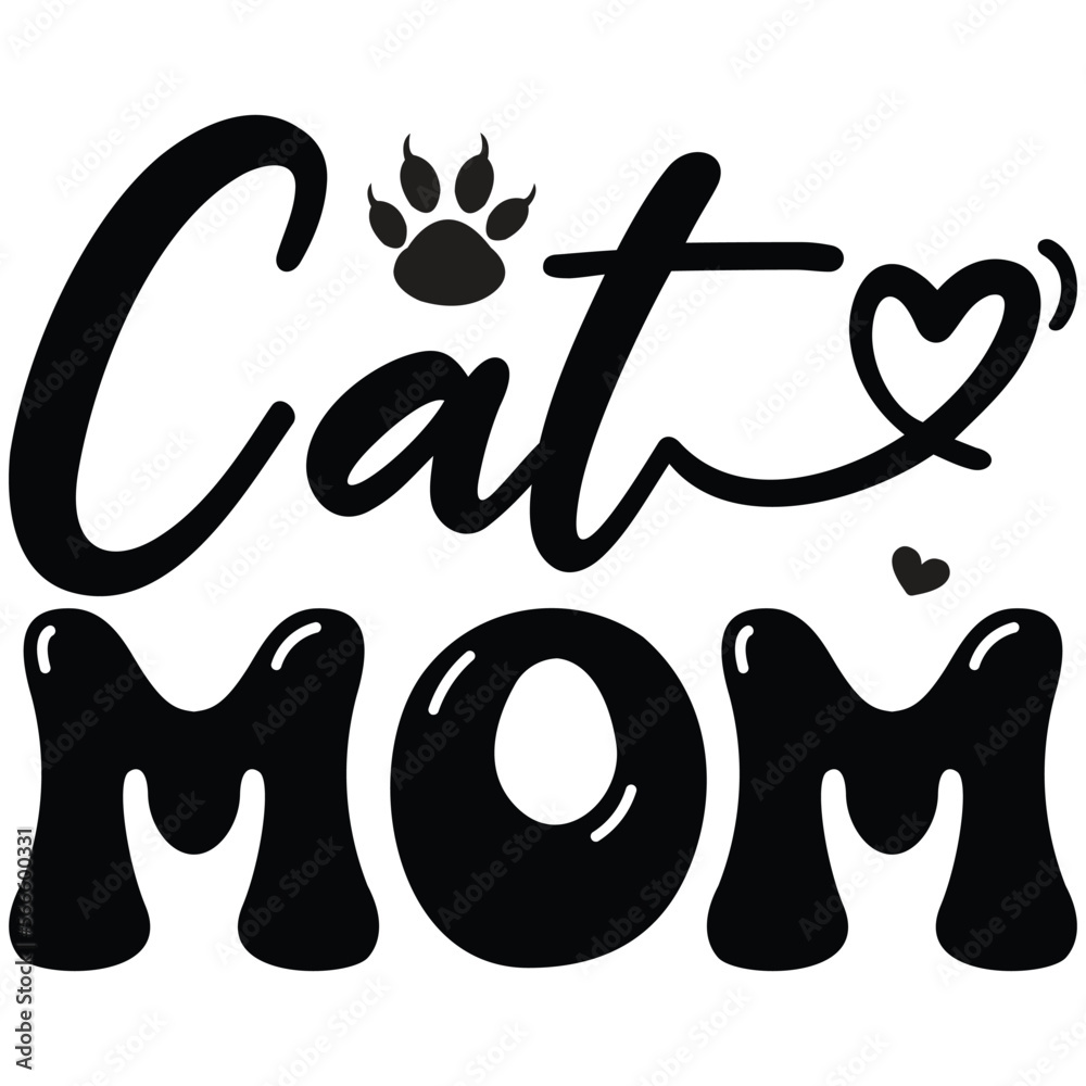 Fototapeta premium Cat Mom