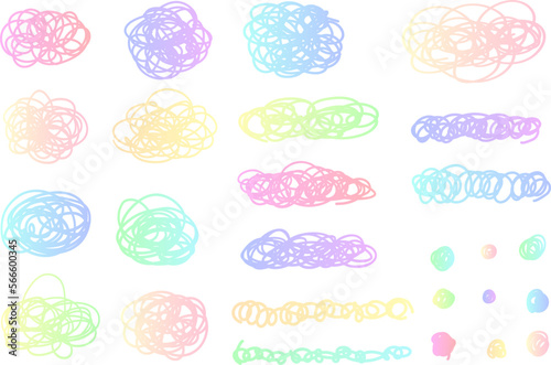 Graffiti written with a confused pen gradation  juicy