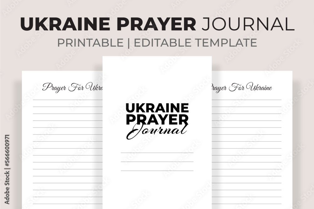 Ukraine Prayer Journal Ukraine Prayer Journal