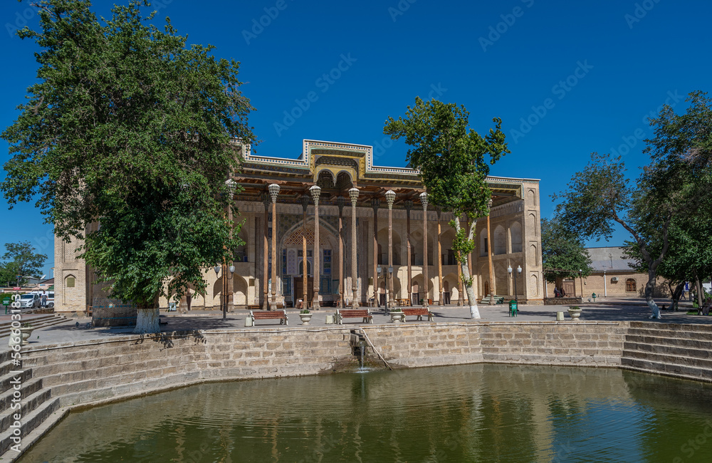 Bolo Hauz Mosque, Bukhara, Uzbekistan
