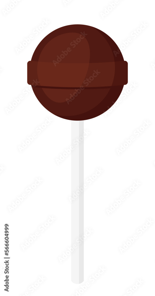 Chocolate Lollipop Candy Stick Doodle Icon Clipart Vector Illustration Chocolate Lollipop Candy Stick Doodle Icon Clipart Vector Illustration