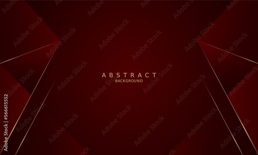 dark red luxury premium background and gold line. Stock Vector | Adobe ...