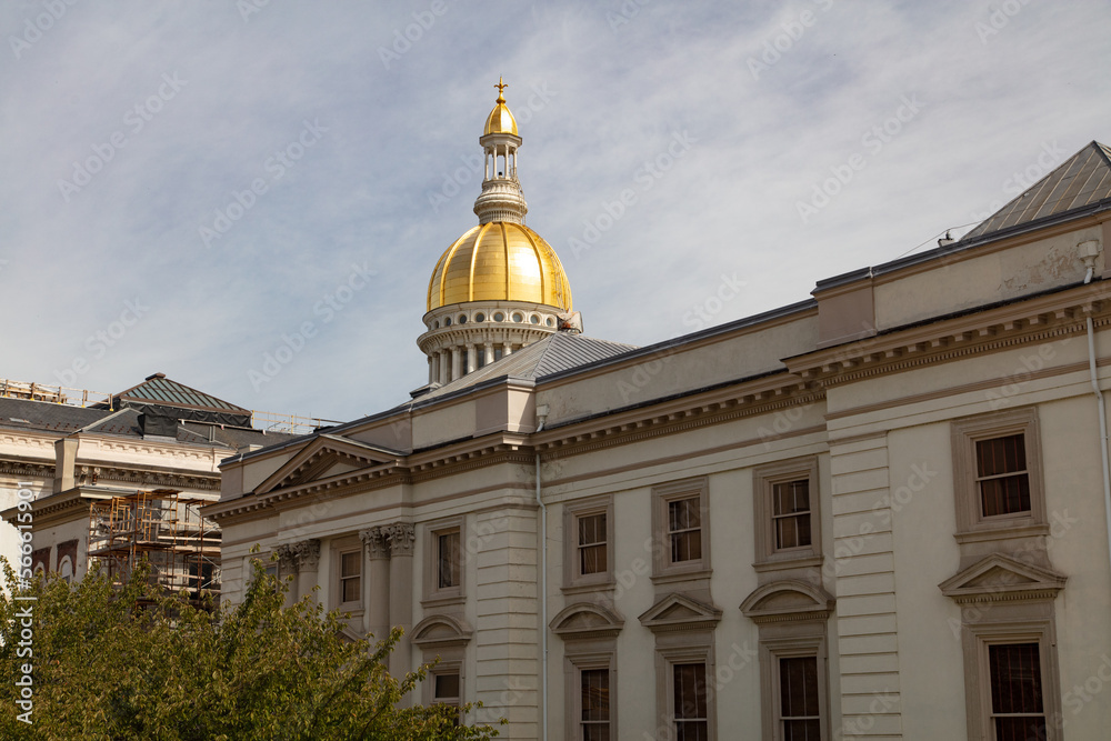 New Jersey state capitol building in Trenton, New Jersey