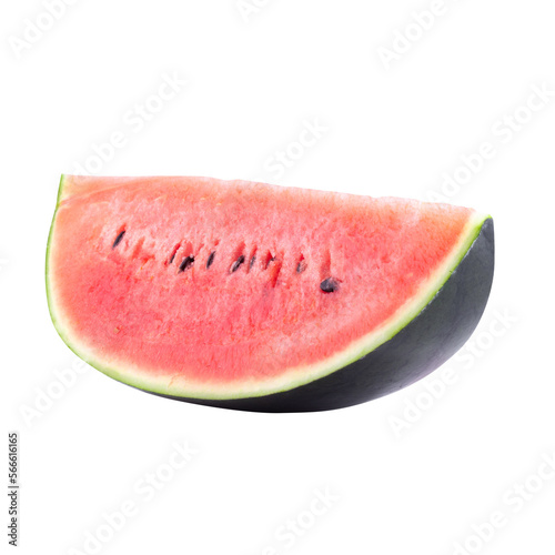 Watermelon sweet and juicy isolated on alpha background