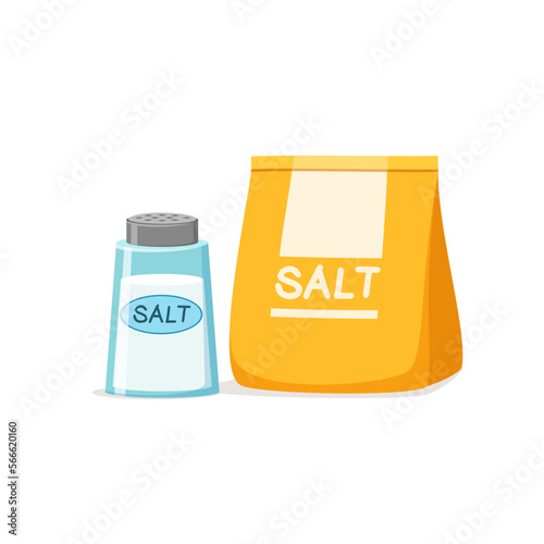 bag of salt with good quality with good color