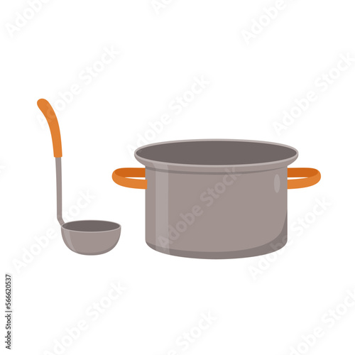 pan, soup, spoon with good quality with good color