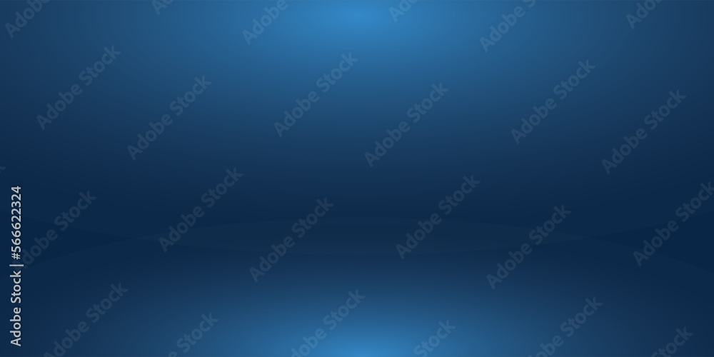 Obraz premium 3d background, blue room with light