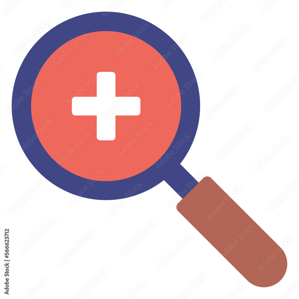 Fototapeta premium search hospital flat illustration