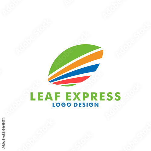 Free Download leaf express logo vector - GFXLoad