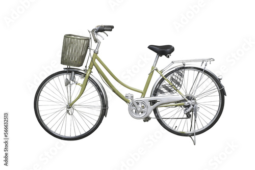 bicycle isolated on white