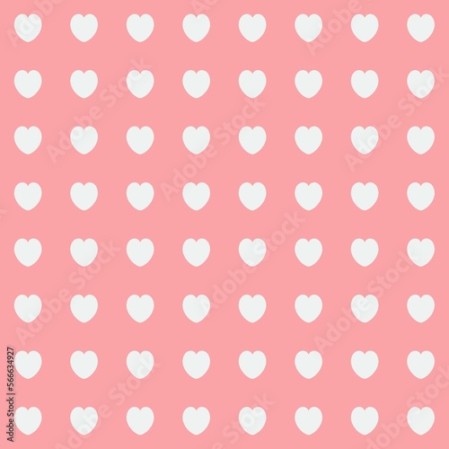 Happy Valentine’s Day Background Pattern 